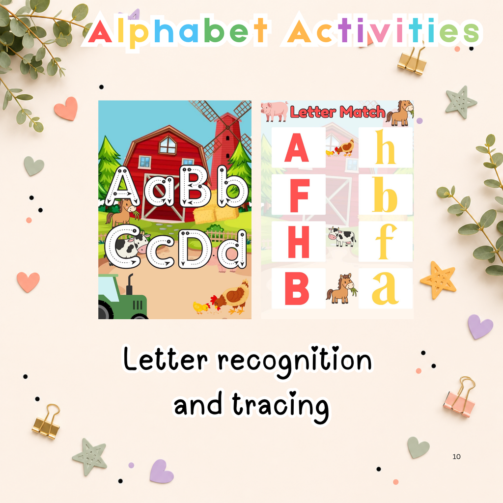 Preschool Activity Pack- On the farm