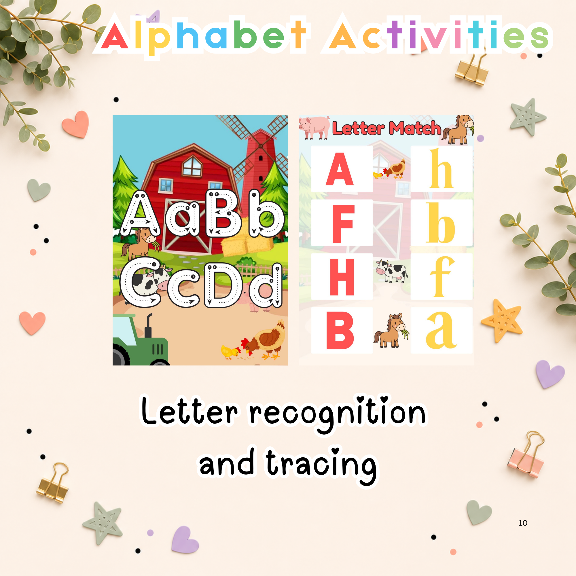 Preschool Activity Pack- On the farm