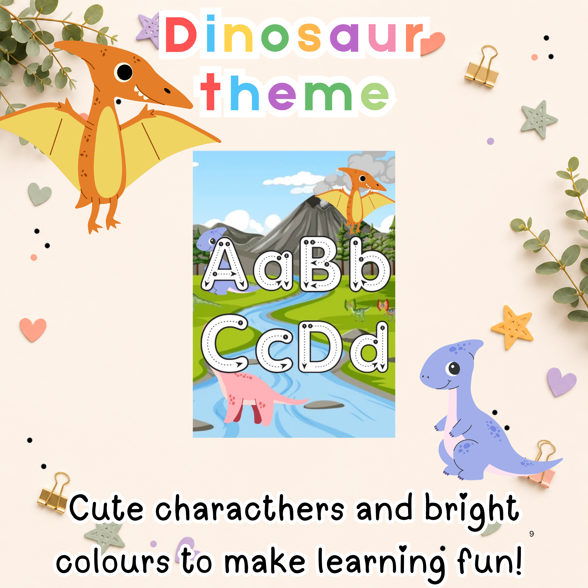 Preschool Activity Pack-Prehistoric Dinosaurs