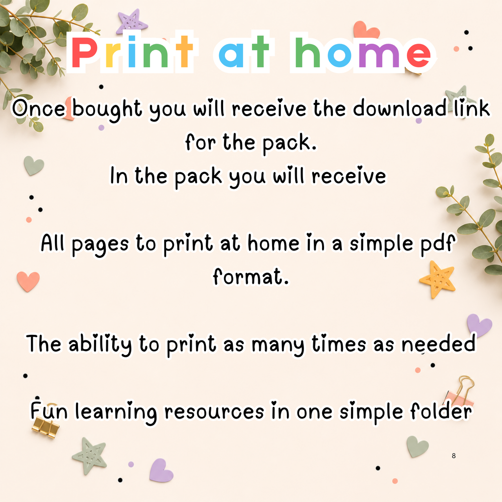 Preschool Activity Pack- On the farm