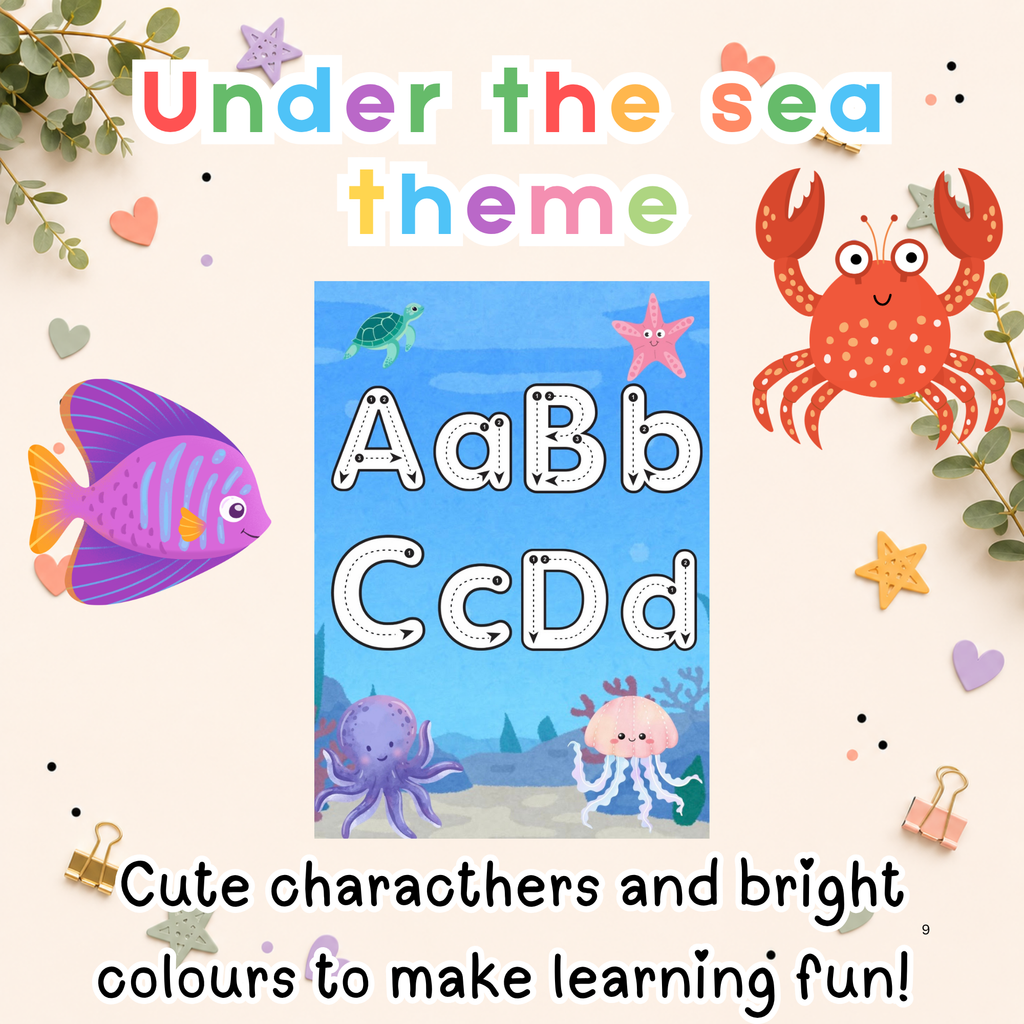 Preschool Activity Pack- Under the Sea
