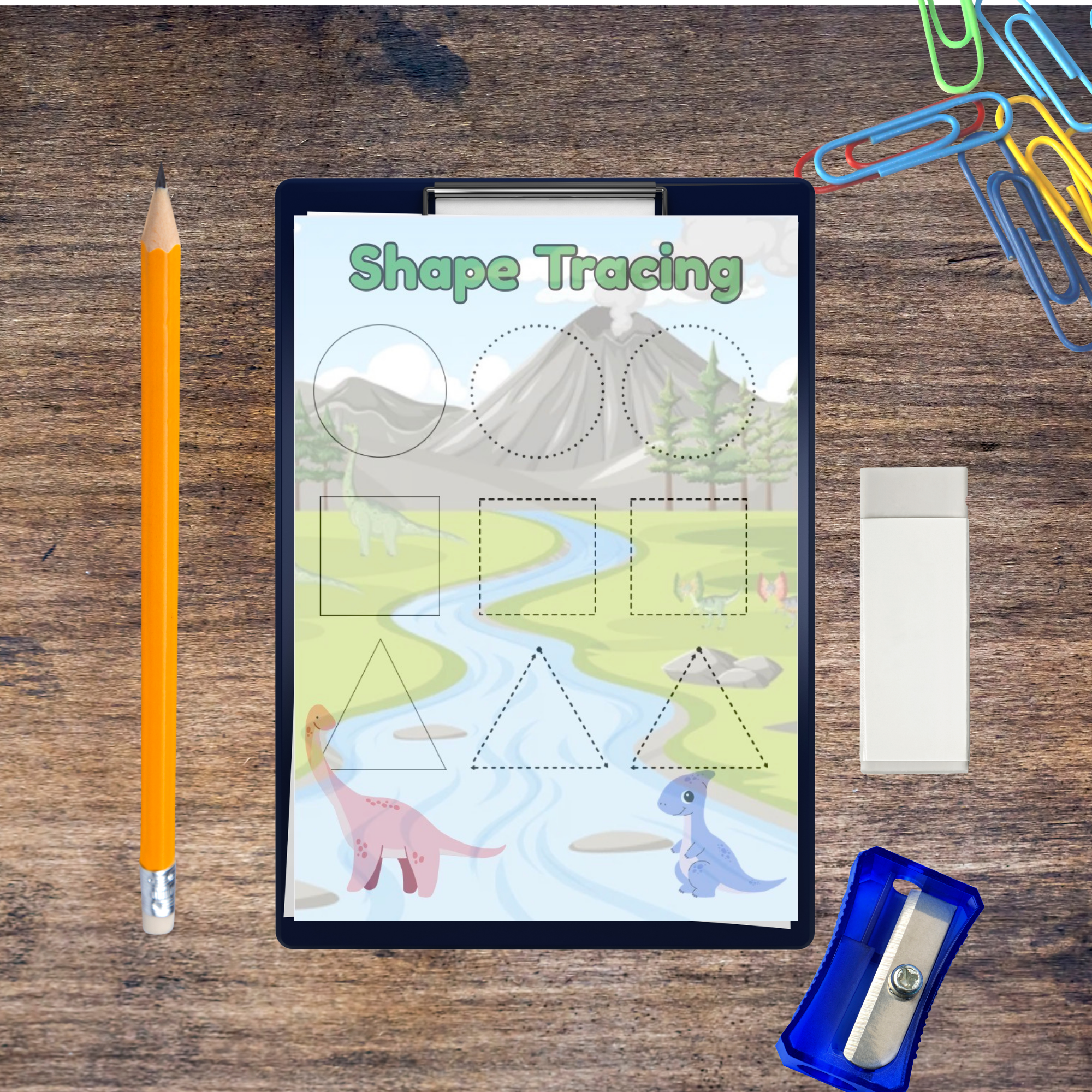 Preschool Activity Pack-Prehistoric Dinosaurs