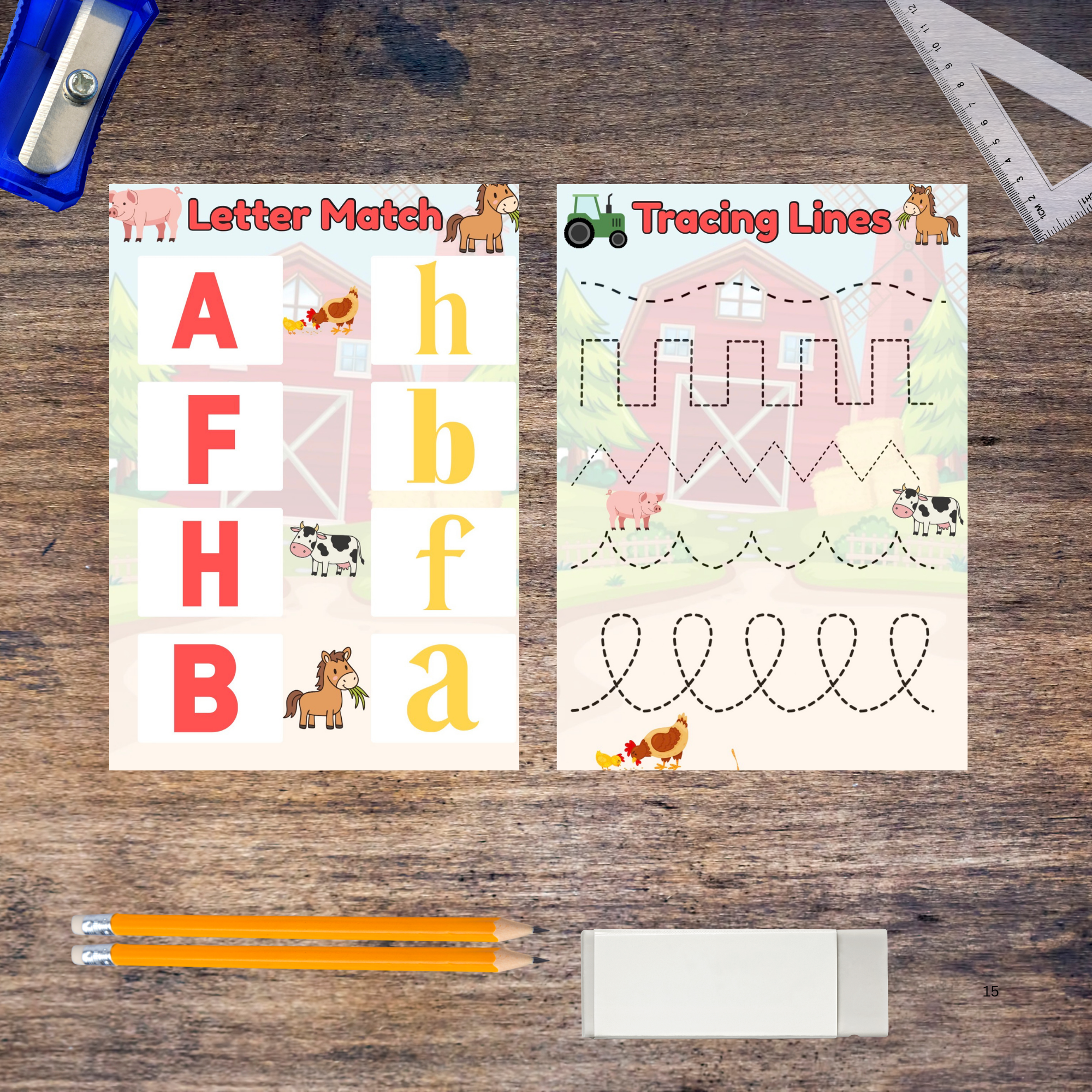 Preschool Activity Pack- On the farm